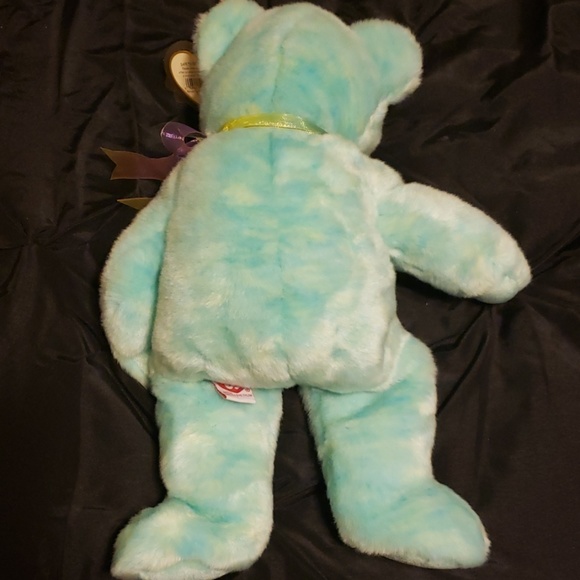 Beanie Baby 15" Buddy Bear Ariel Spring Flower Easter by Drawing by Ariel Glaser - Picture 6 of 8